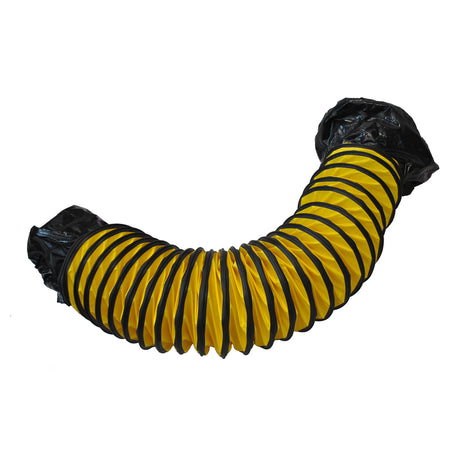 XPOWER 8DH15 Extra Flexible 8" Diameter 15 Ft Ventilation PVC Duct Hose