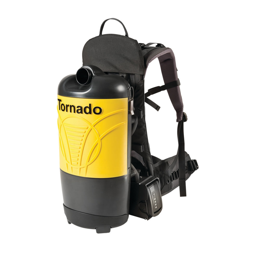 Tornado Pac-Vac 6 Roam Battery Backpack Vacuum, Charger Included / No Battery 93016B-1