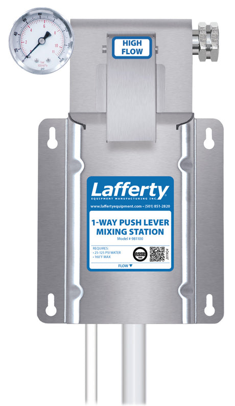 Lafferty 1-Way Push Lever Mixing Station 981100