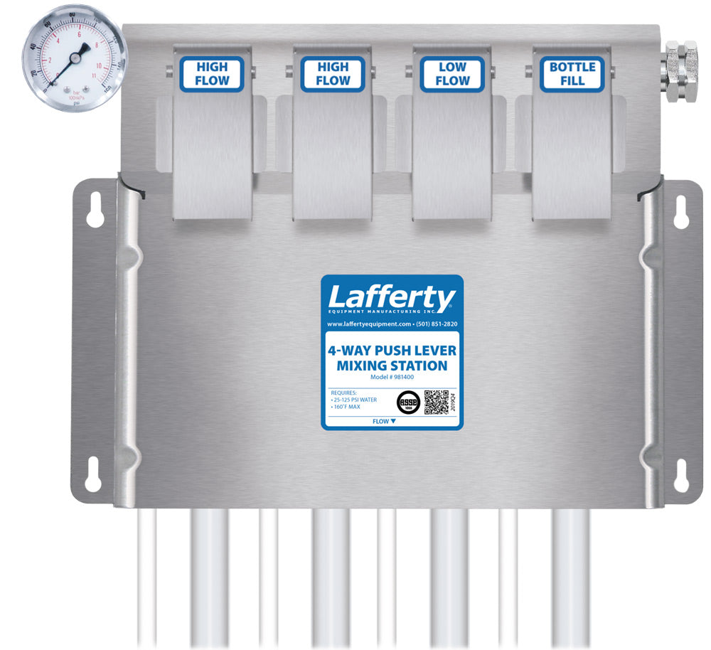Lafferty 4-Way Push Lever Mixing Station 981400