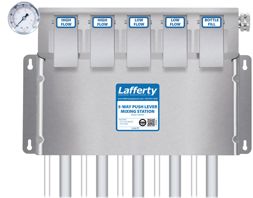 Lafferty 5-Way Push Lever Mixing Station 981450