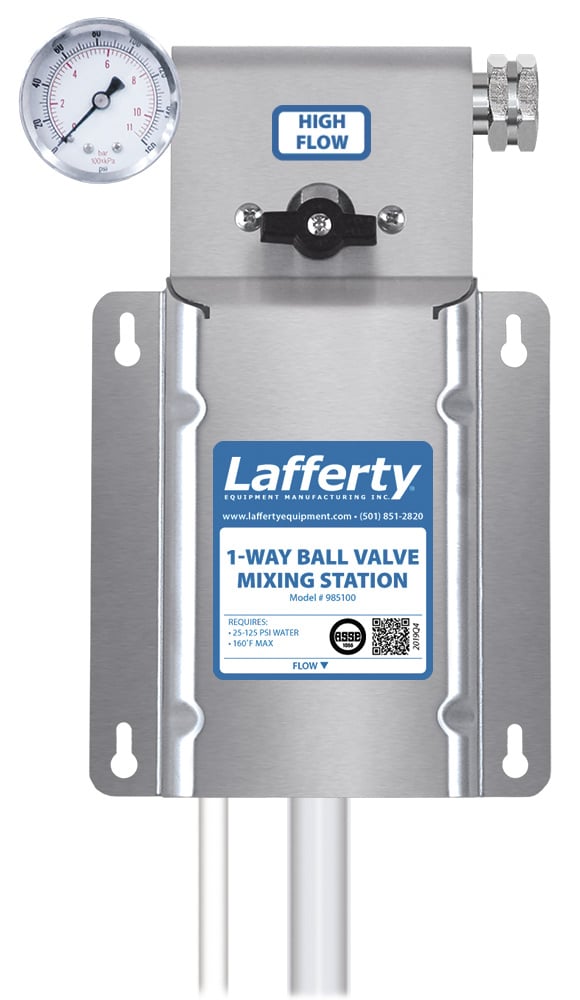 Lafferty 1-Way Ball Valve Mixing Station 985100