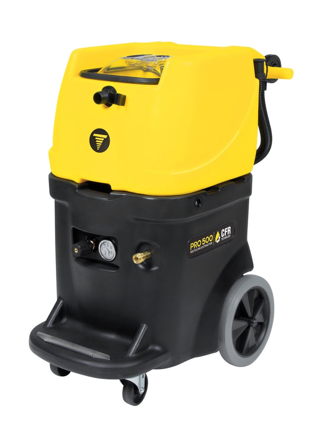 CFR Perfect Pro 500 Heated Continuous Flow Recycling Carpet Extractor — 13 gal, 100-500 psi, 1700 W In-Line Heat (Model 98830)