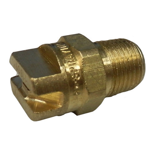 1/8" brass Vee-Jet spray tip (11001) — aftermarket