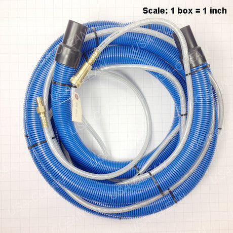 15 ft vacuum/solution hose set (aftermarket 20 ft, 100 psi)