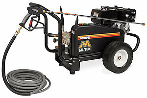 Mi-T-M CW-4004-5MGH CW Premium Series Cold-Water Gas Belt-Drive Pressure Washer - 4000 PSI, 3.5 GPM, Honda GX390, Genera