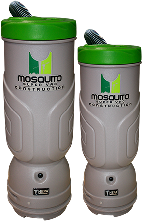 Mosquito Construction HEPA Backpack Vacuum 10-Quart with 90-Degree Slip Fit Lid 10-1013-9SF