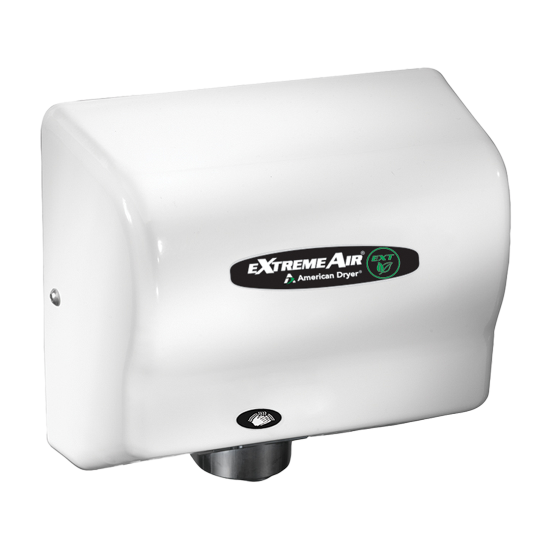 American Dryer eXtremeAir EXT High-Speed No-Heat Hand Dryer Steel White EXT7-M