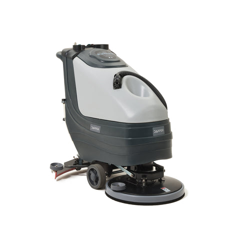 Dapper Supply Walk Behind Floor Scrubber Machine, 19" Brush, 30" Squeegee DP-WBFS1200