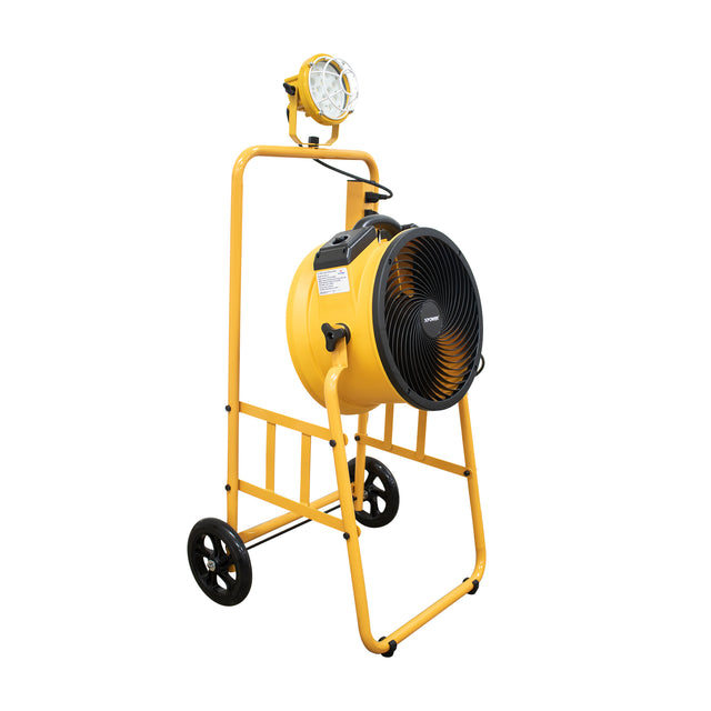 XPOWER FA-300K6 Warehouse/Dock Cooling Fan Kit, 2100 CFM, Yellow (FA-300K6-Yellow)