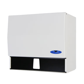 Frost 101 Universal Paper Towel Dispenser — White Steel