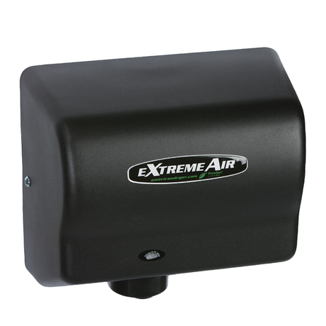American Dryer eXtremeAir GXT High-Speed Heated Hand Dryer Steel Black GXT9-BG