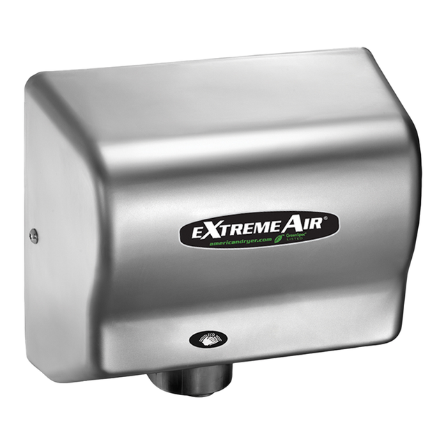 American Dryer eXtremeAir GXT High-Speed Heated Hand Dryer Brushed Stainless Steel GXT9-SS