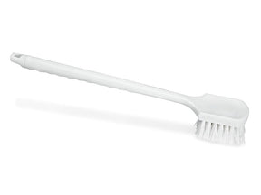 20" Industrial Utility Scrub Brush — Stiff Blue Polypropylene Bristles