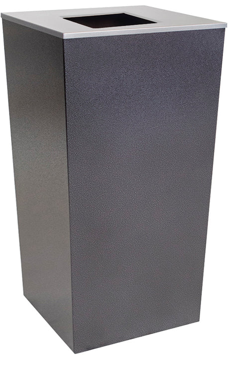 Ex-Cell Kaiser Metro Companion XL 34 Gal Indoor Trash Receptacle, Hammered Charoal RC-MTR-34 TR HCCL