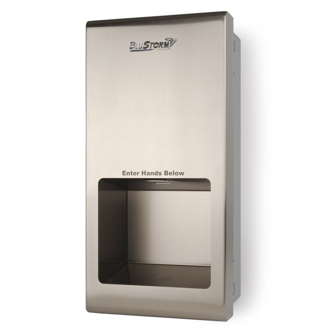 Palmer Fixture BluStorm2 Recessed Hand Dryer Brushed Stainless 110-120V HD0955-09