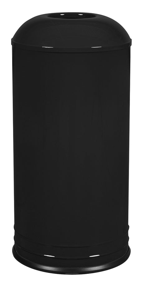 Ex-Cell Kaiser International Collection 18 Gal Indoor Trash Receptacle, Black Gloss INT1531 D-6 BLK DB