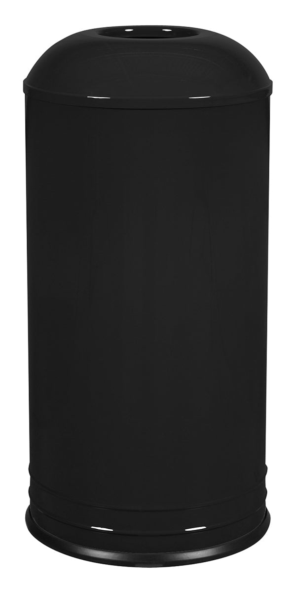 Ex-Cell Kaiser International Collection 18 Gal Indoor Trash Receptacle, Black Gloss INT1531 D-6 BLK DB