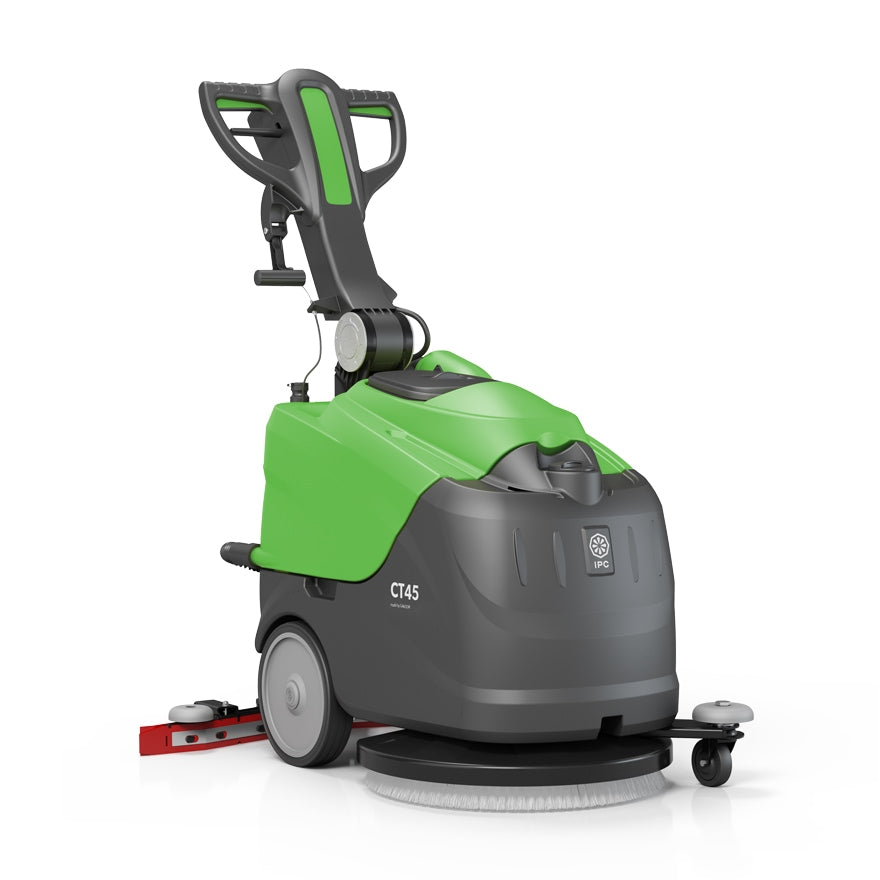 IPC Eagle CT45 Compact Automatic Floor Scrubber (20" Brush Path, 11 Gal Solution / 12 Gal Recovery, Adjustable Handle) —