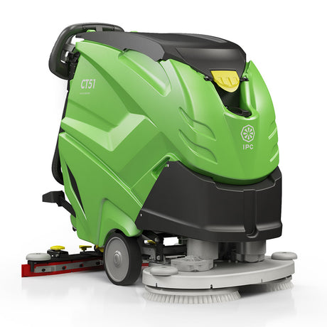 IPC Eagle CT51 BT60 Walk-Behind Automatic Floor Scrubber — 24" Dual-Disc, Traction Drive, 13/14 Gallon