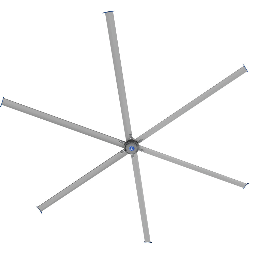 MRCOOL CoolBlade 24 ft HVLS Industrial Ceiling Fan 6-Blade 240V MCFAN24XBGR