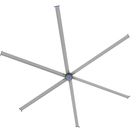 MRCOOL CoolBlade 24 ft HVLS Industrial Ceiling Fan 6-Blade 240V MCFAN24XBGR
