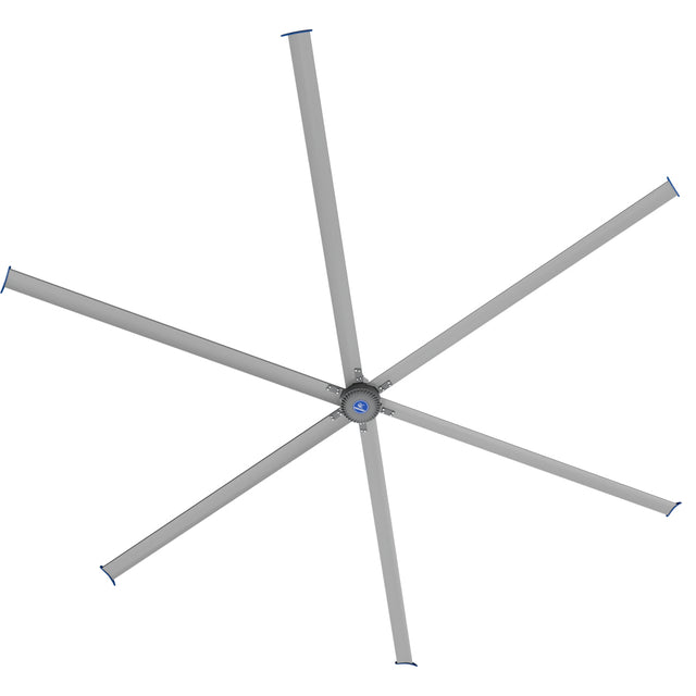 MRCOOL CoolBlade 24 ft HVLS Industrial Ceiling Fan 6-Blade 240V MCFAN24XBGR
