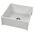FIAT Molded Stone Mop Service Basin — 24" x 24" x 10"