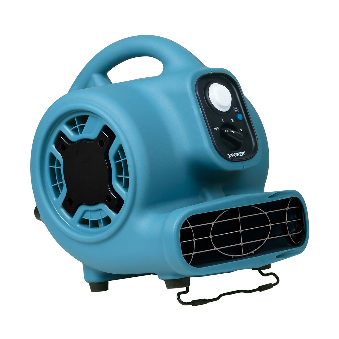 XPOWER P-230L 1/4 HP Mini Air Mover with LED Spotlight, 925 CFM