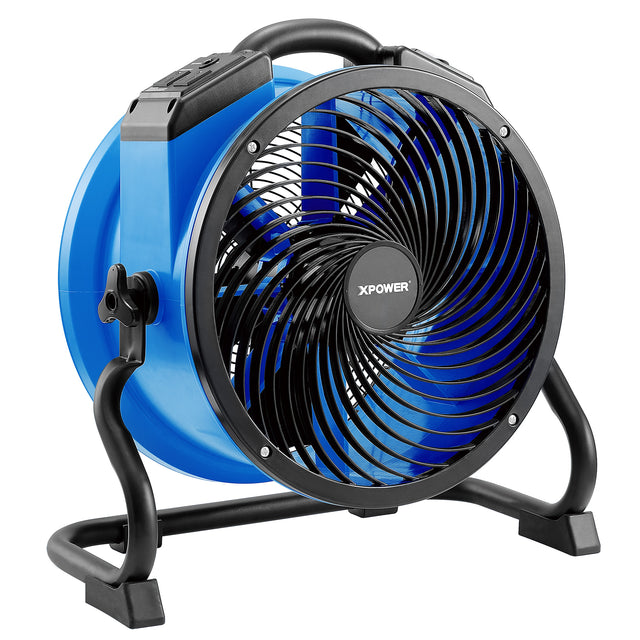XPOWER P-39AR Professional Axial Fan (1/4 HP), 2100 CFM, Blue (P-39AR-Blue)