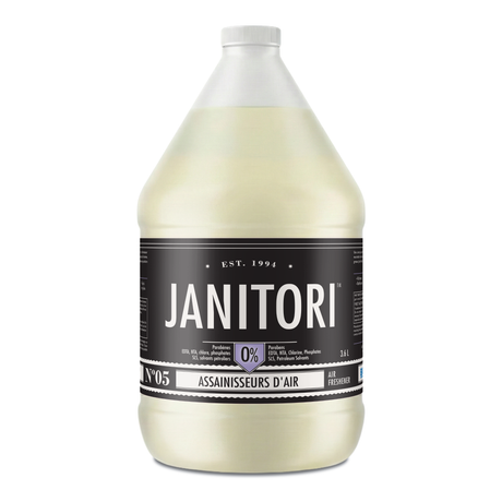 JANITORI Air Freshener No.05 - Natural odor eliminator spray for home and commercial use, Made in Canada