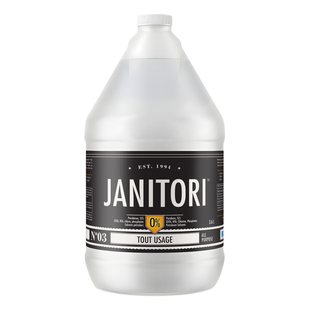 JANITORI All-Purpose Cleaner No.03 - Plant-based multi-surface cleaner spray, Made in Canada