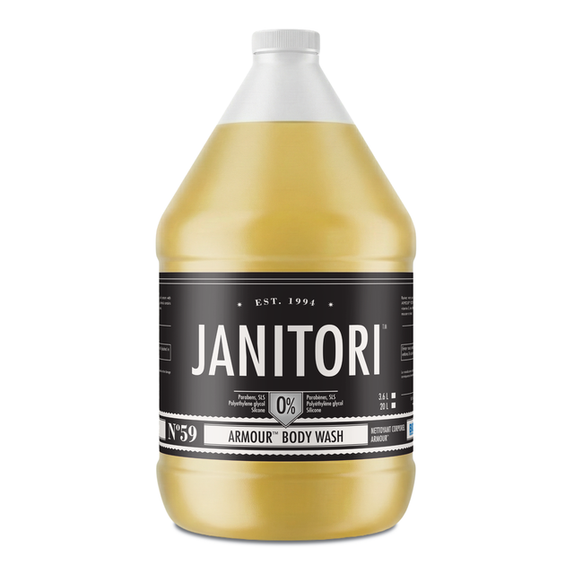 JANITORI Body Wash No.59 - Natural plant-based moisturizing shower gel, Made in Canada