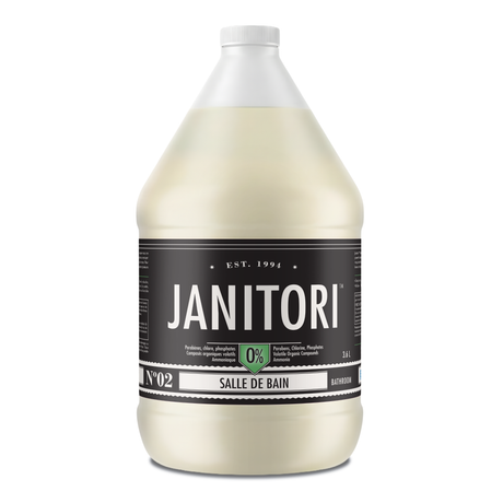 JANITORI Bathroom Cleaner No.02 - Natural plant-based bathroom cleaner spray, Made in Canada
