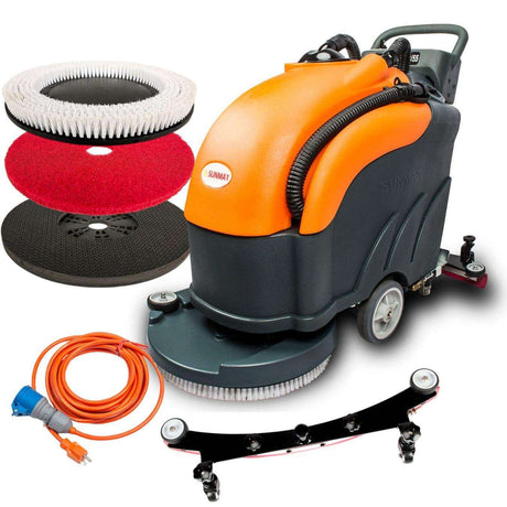 SUNMAX RT50AC 22in Corded Walk-Behind Commercial Floor Scrubber