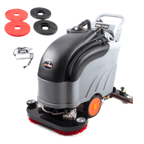 SUNMAX RT50DW+ 28in Self-Propelled Dual-Brush Floor Scrubber Lithium Battery