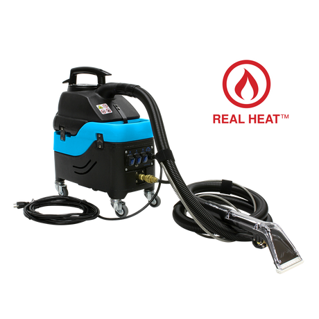 Mytee S-300H Tempo Heated Spotter Extractor — 1 gal, 55 PSI, 600W Heater, 85" Water Lift