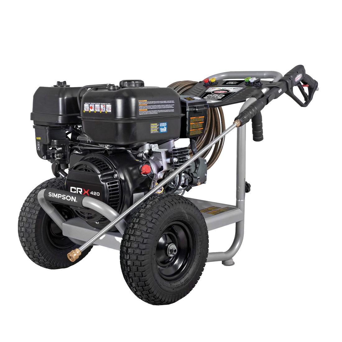 SIMPSON PS61350 Pro Series Cold-Water Gas Pressure Washer - 4400 PSI, 4.0 GPM, CRX 420 electric-start engine, AAA triple