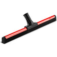 18" Foam Rubber Floor Squeegee — Straight Blade, Black