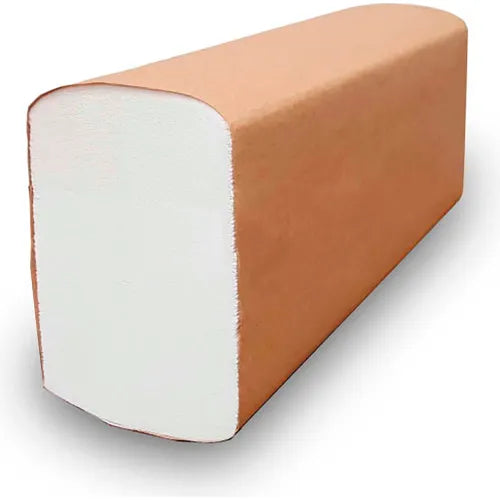 White Multifold Paper Hand Towels — 1-Ply, 250 Sheets/Pack (Case of 16)