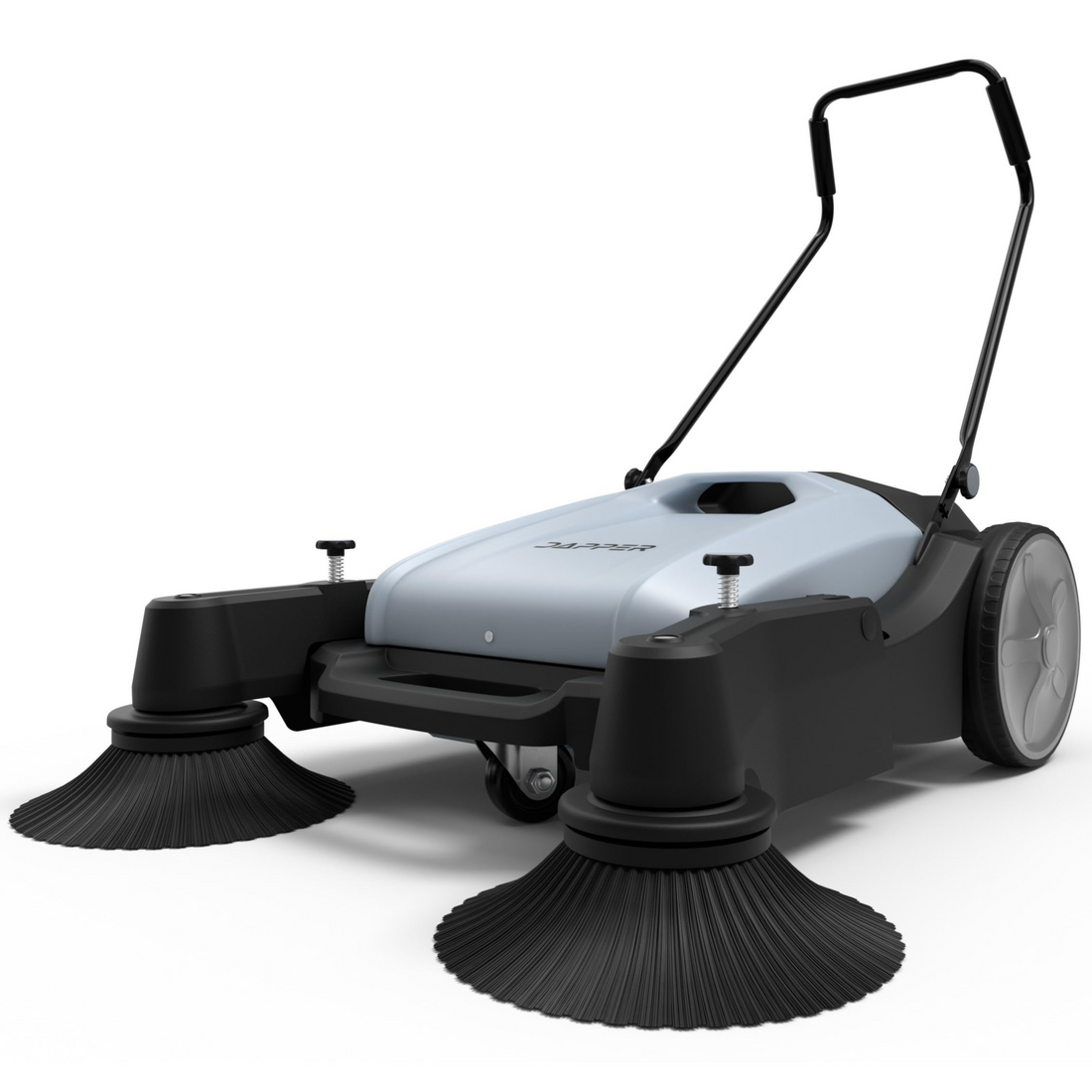 Dapper Supply Walk-Behind Hand Push Floor Sweeper - 10.5 Gal Capacity - 36" Sweeping Width DP-FS1102
