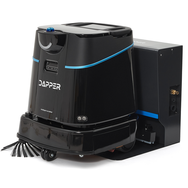 Dapper Supply Commercial Autonomous Robotic Floor Scrubber & Carpet Vacuum with Auto Docking Station DP-FCR1221