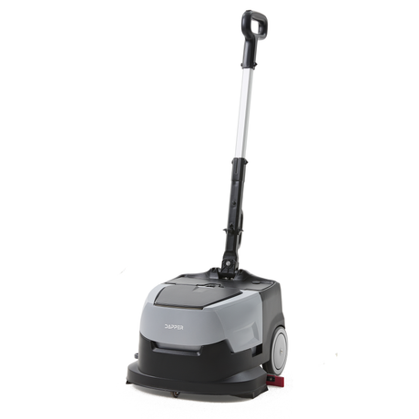 Dapper Supply Mini Automatic Floor Scrubber Machine 15" Brush 17" Squeegee DP-WPFS1204