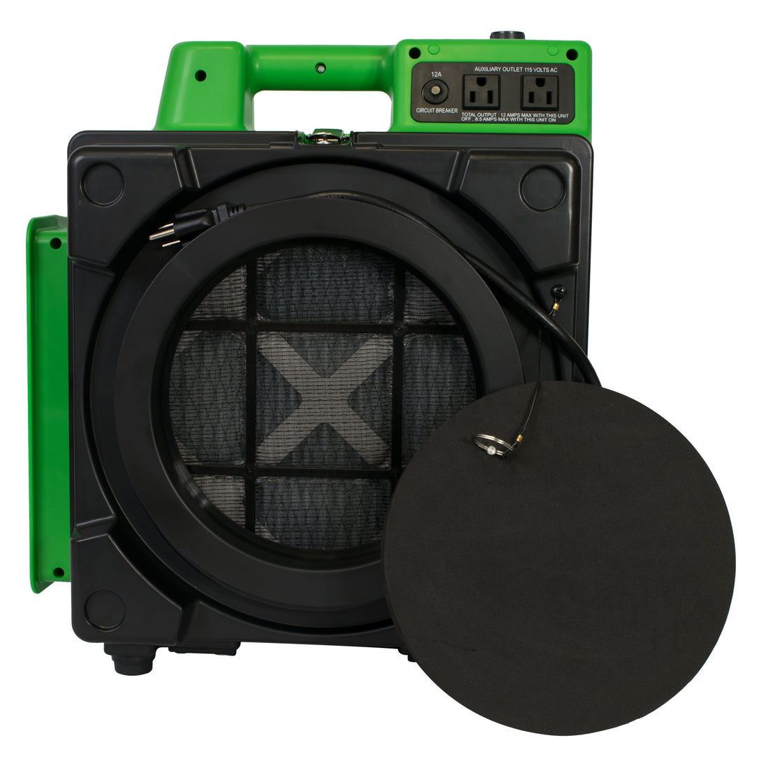 XPOWER X-2480A Professional 3-Stage HEPA Mini Air Scrubber, 550 CFM, Blue (X-2480A-Blue)