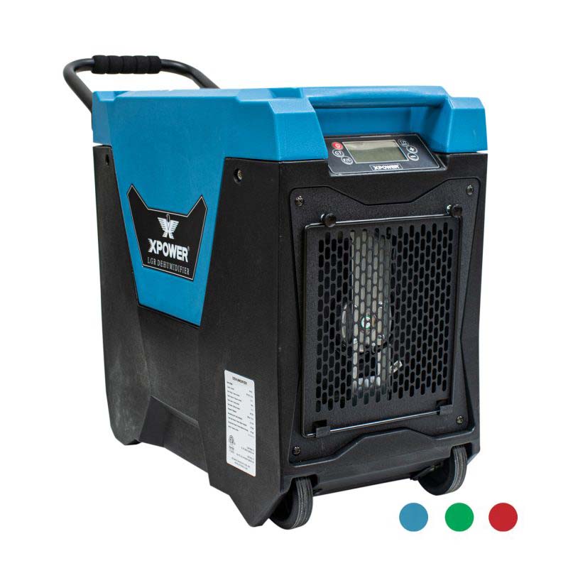 XPOWER XD-85L2 Commercial LGR Dehumidifier with Automatic Purge Pump, 145-Pint, Blue (XD-85L2-Blue)