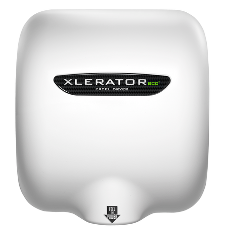 Excel Dryer XLERATOReco Hand Dryer No Heat White BMC Thermoset with HEPA Filter 208-277V XL-BWV-ECO-H