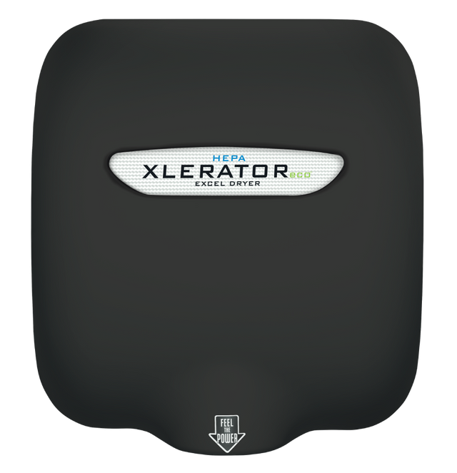 Excel Dryer XLERATOReco Hand Dryer No Heat Matte Black 208-277V XL-BLV-ECO