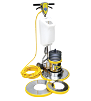 Mercury BOSS Multi-Tasker Floor Machine Kit — 175 RPM, 1.5 HP A/C, 13/17/21" Aprons + Tank + Weight Kit Included (Model BMT-175)