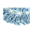 Globe Syn-Pro Synthetic Looped-End Wet Mop Head — 32 oz, Blue