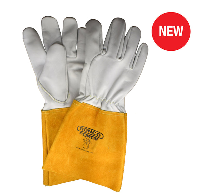 RONCO Pure-Touch Vinyl Disposable Gloves — Medium, 5-mil, Powder-Free, White (Box of 100)